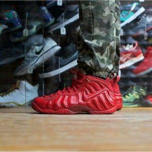 Nike Air Foamposite Pro Red October Sz 9.5